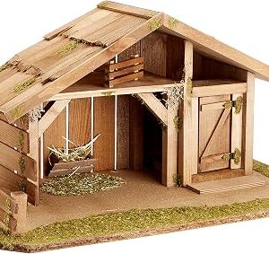 1331/12 Nativity Scene Made of Wooden for 10–12 cm Figures 55 x 30 x 29 cm