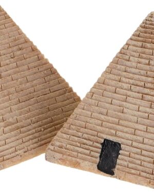 Garneck Egyptian Pyramid Decoration - Model Made of High-Quality Resin - Delicate Triangle Shape - Ideal for Home Decoration and As For Men Inspired by Ancient Cultures and Prosperity