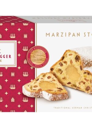 Niederegger Marzipan Stollen | 1 x 1,000 g | Exquisite Pastry Speciality, Finished with Juicy Marzipan | Ideal for Gifting | Popular Stollen for Advent and Christmas Season