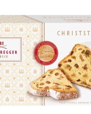 Niederegger Christmas Stollen | 1 x 750 g | Exquisite Pastry Speciality without Marzipan | Ideal as a Gift | Popular Stollen for Advent and Christmas Season