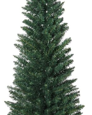 HOMCOM Artificial Christmas Tree 180 cm with 390 Tips for Indoor Use Green