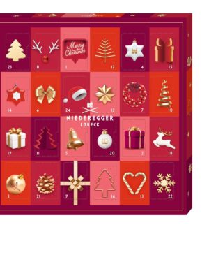 Niederegger Glamour Mini Advent Calendar 1 x 168 g