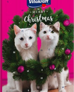 Vitakraft Advent Calendar for Cats, for Christmas 2026, Lovingly Compiled Selection of Delicious Snacks, for the Pre-Christmas Season, Cat Treats, for All Ages (1 x 363 g)