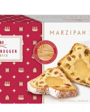 Niederegger Marzipan Stollen 1 x 750 g Exquisite Pastry Speciality Refined with Juicy Marzipan Ideal as a Gift Popular Stollen for Advent and Christmas Season