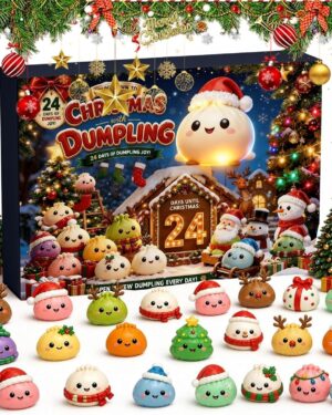 Squishy Christmas Advent Calendar 2026 Squeeze Toy Calendar (A)