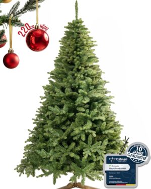 Menz Artificial Christmas Tree, 220 cm – TEST WINNER 91/100, 10-Year Warranty