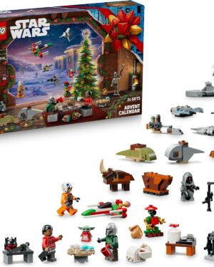 LEGO Star Wars 75456 Advent Calendar 2026 - Pre-Christmas Gift Toy for Boys from 6 Years - 24 Surprises with 4 Mini Figures, IG-11 Droid & Grogu Figure - Gift for The Mandalorian Fans