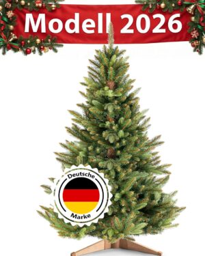 Artificial Christmas Tree 180 cm Premium Christmas Tree with Wooden